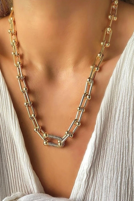 18K Gold Hardwear Link Necklac