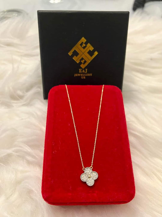 Diamond Clover Necklace