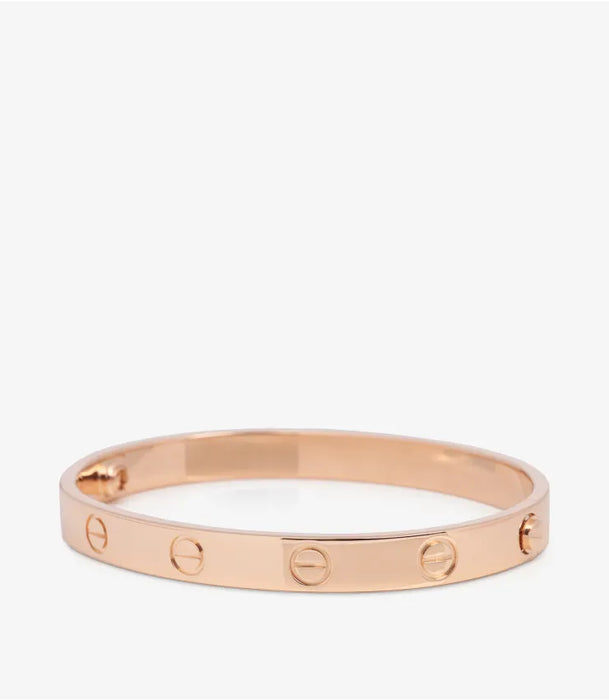 18K Rose Gold Love Bangle