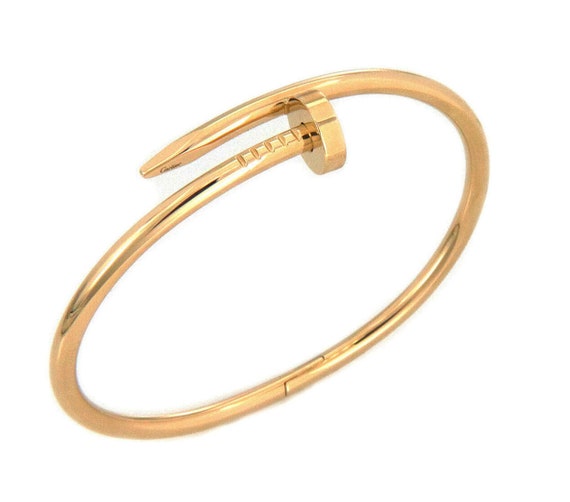 18K Gold Nail Bangle (Yellow Gold)