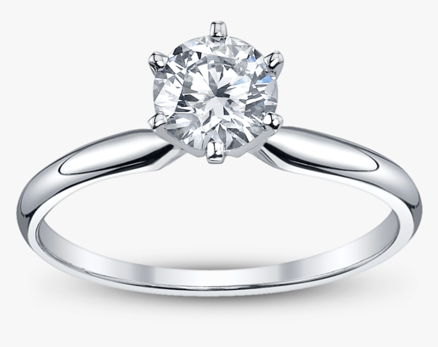 1 Carat Diamond Solitaire Ring Color I/J