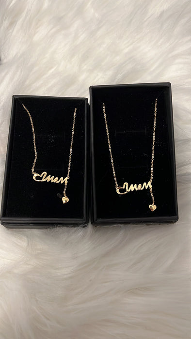 I Love Mom Necklace