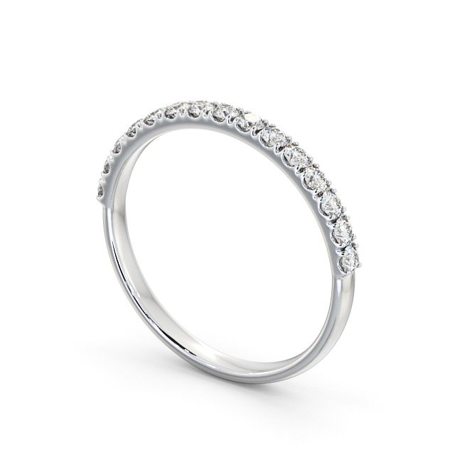 0.5 Carat Half Eternity Ring