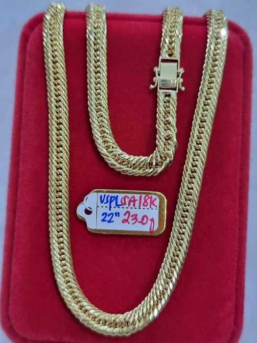 22" 18K Gold Chain 23g