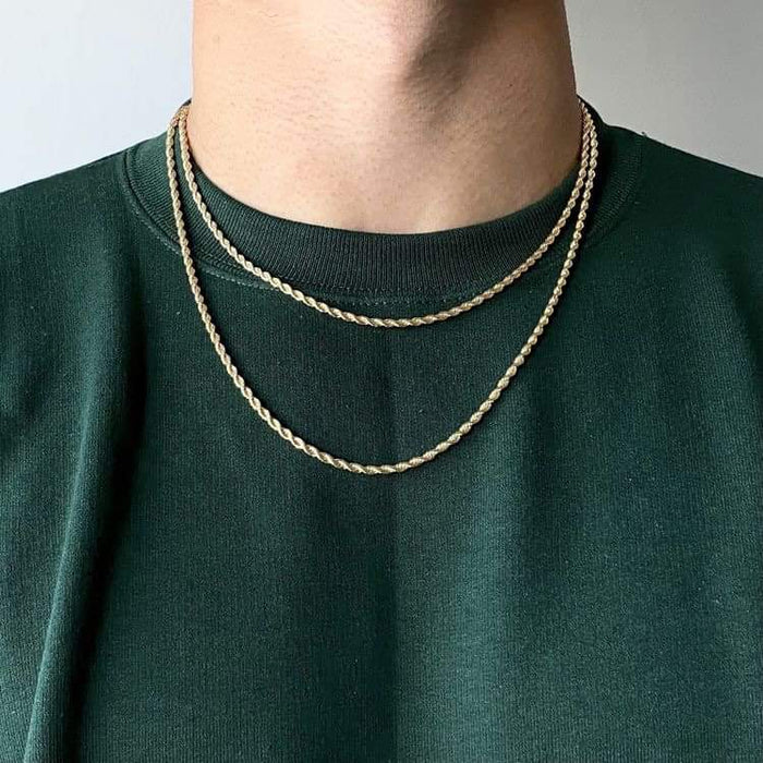 18K Gold Rope Chain