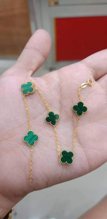 18K Clover Bracelet