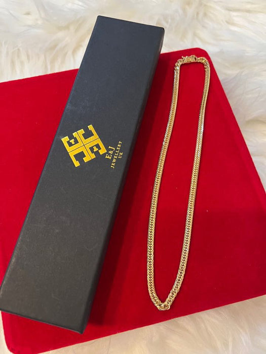 18k Gold Plated Chunky Chain Necklace
