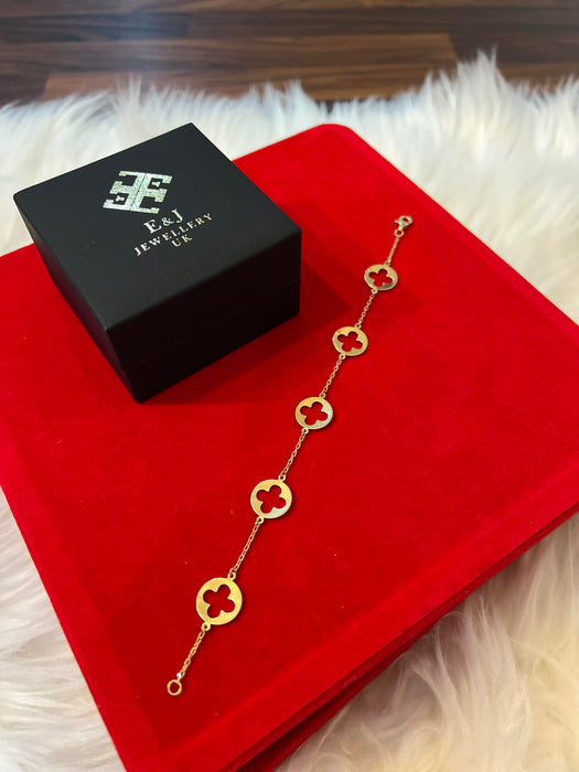 18K Gold LV Bracelet