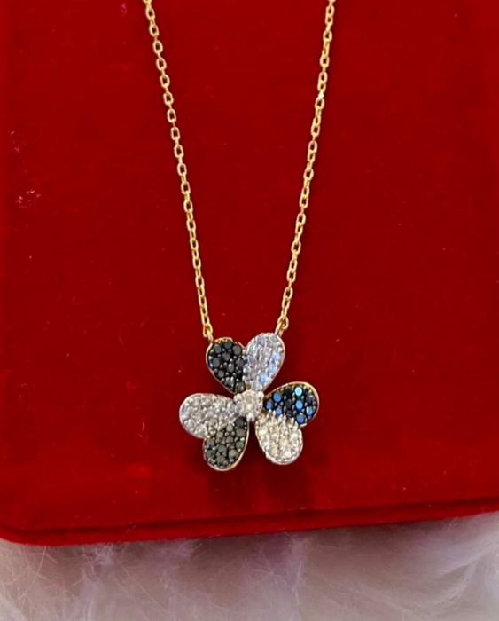 Diamond Flower Necklace