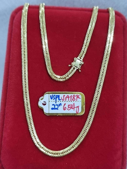 22" 18K Gold Chain 6.54g