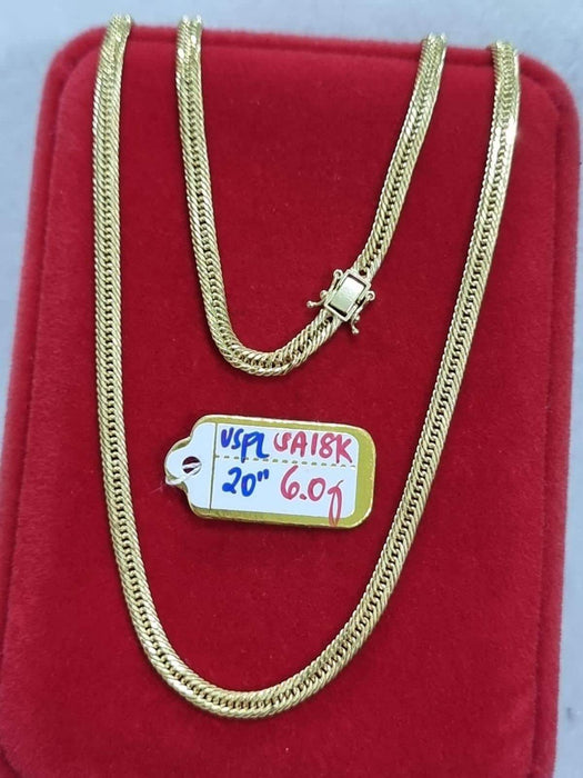 20" 18K Gold Necklace Chain 6g