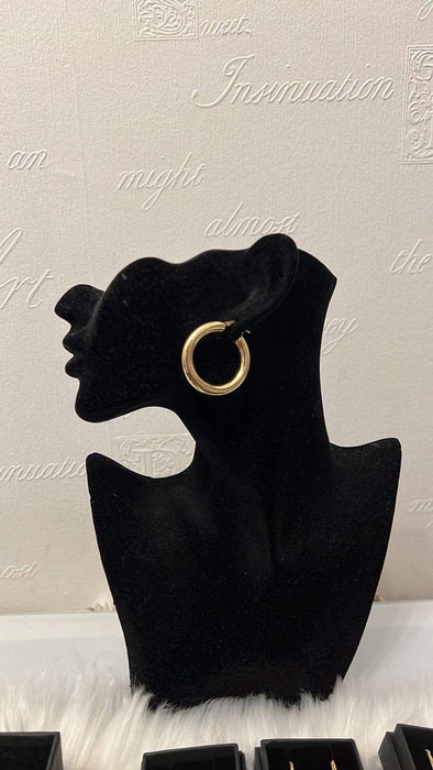 18K Hoop Earrings