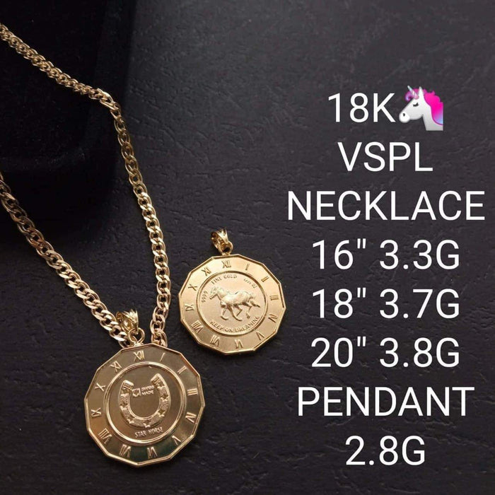 Horse Coin Pendant